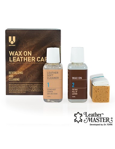 WaxOn Leather Care Midi Kit 2 x 150ml
